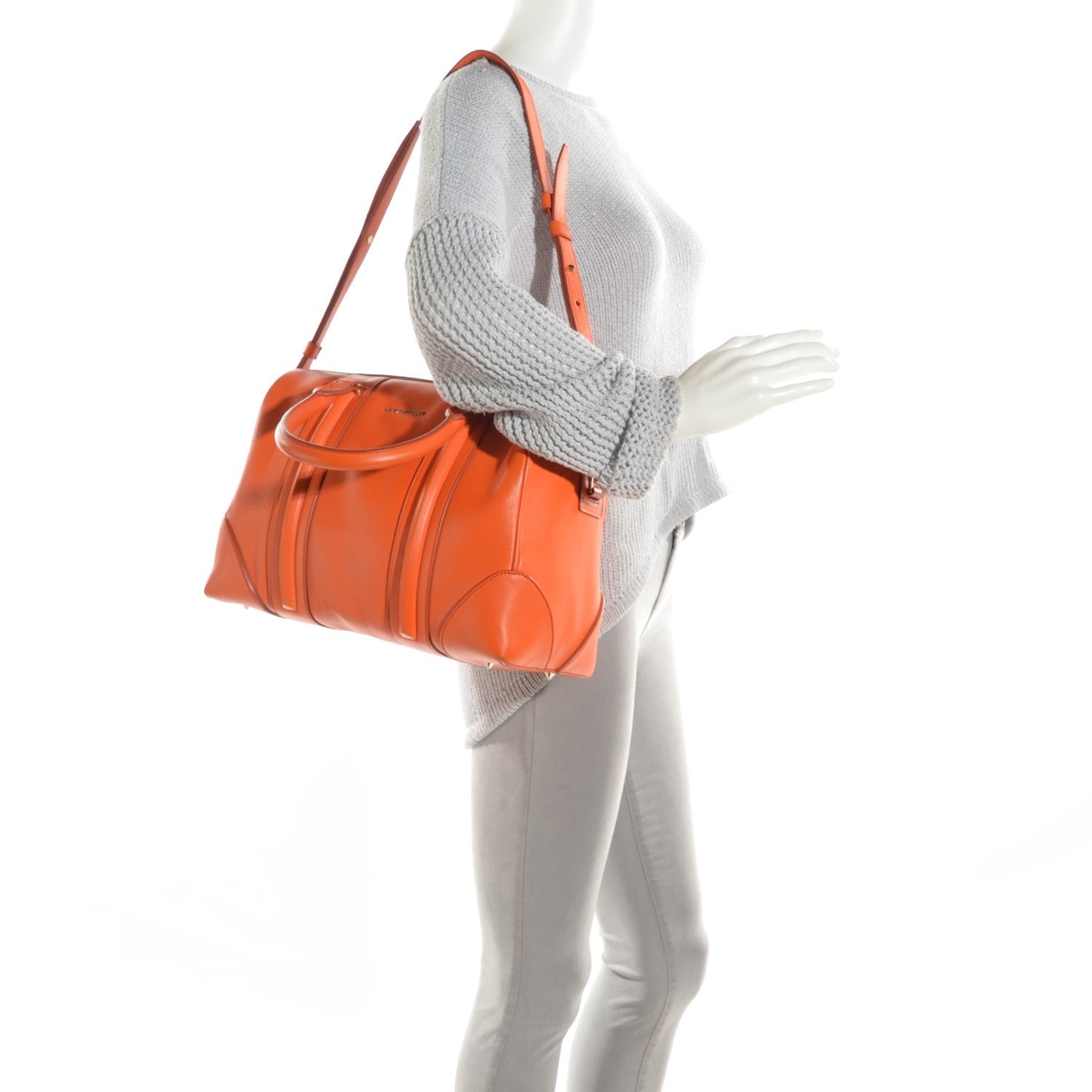 Givenchy Lambskin Medium Lucrezia Orange 2 of 7
