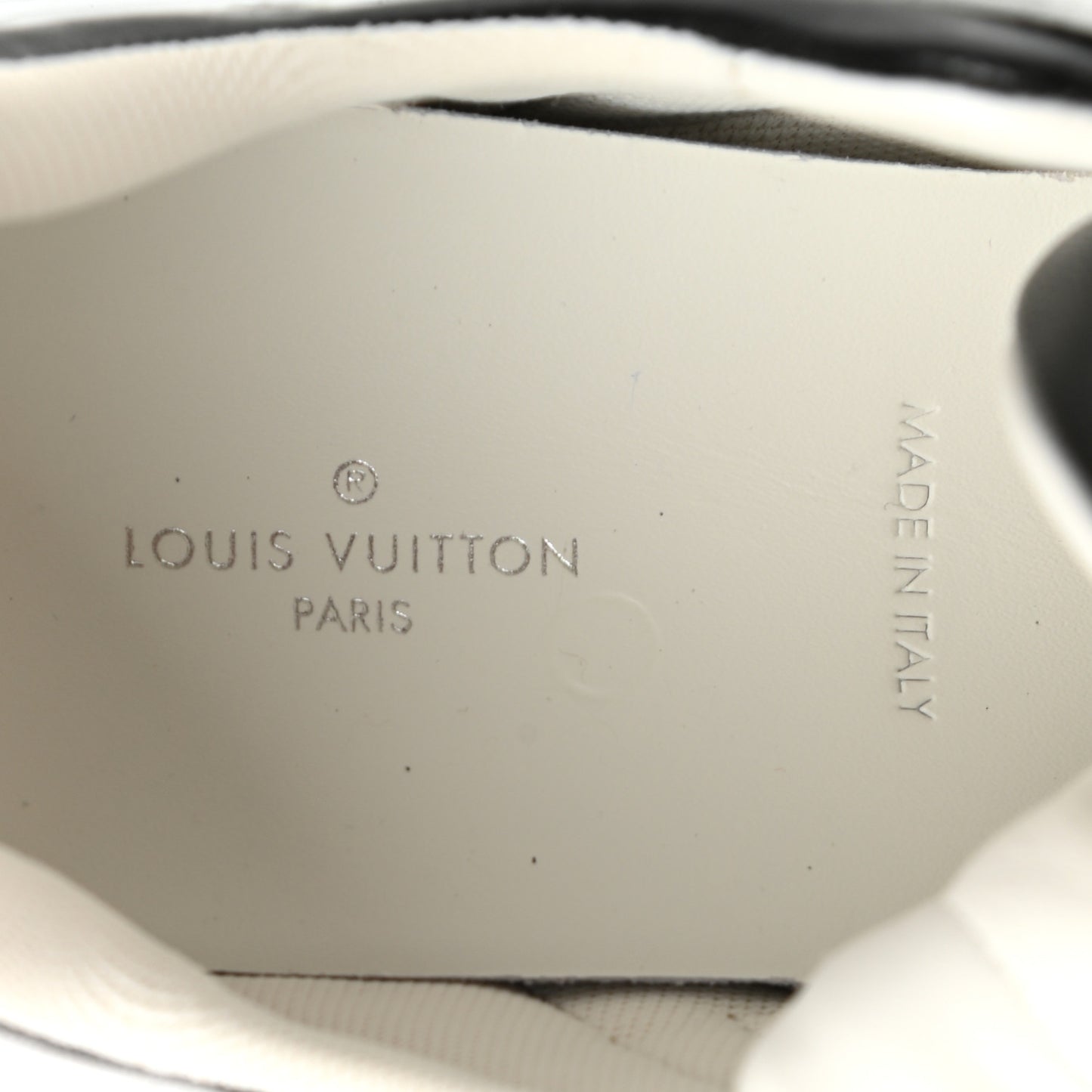 Calfskin Glitter LV Archlight Sneaker 37.5 White