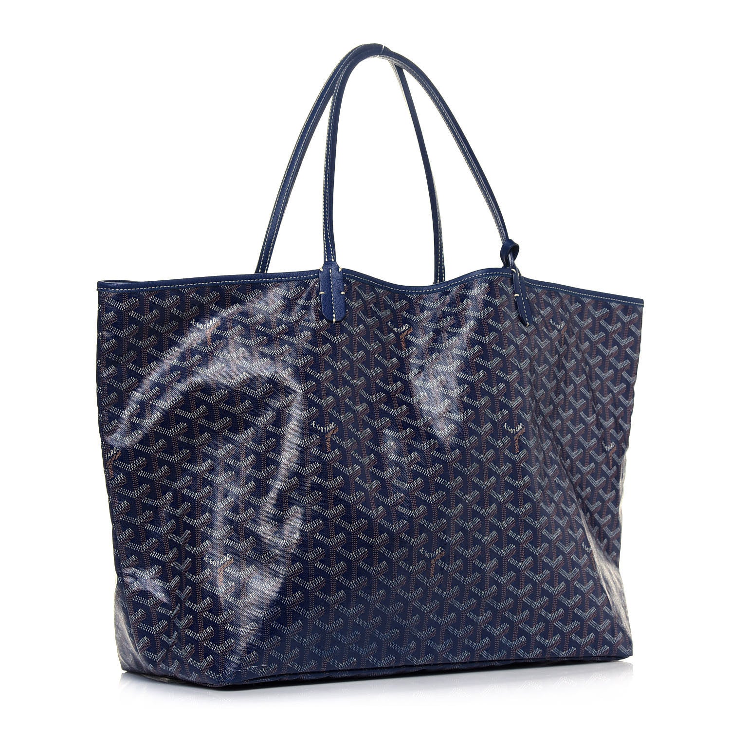 Goyard Goyardine Saint Louis GM Navy 3 of 12