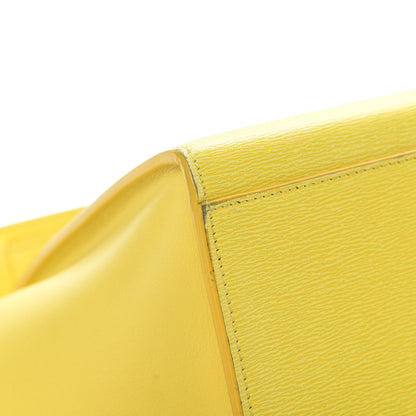 Celine Liege Calfskin Small Trapeze Fluo Yellow 11 of 16