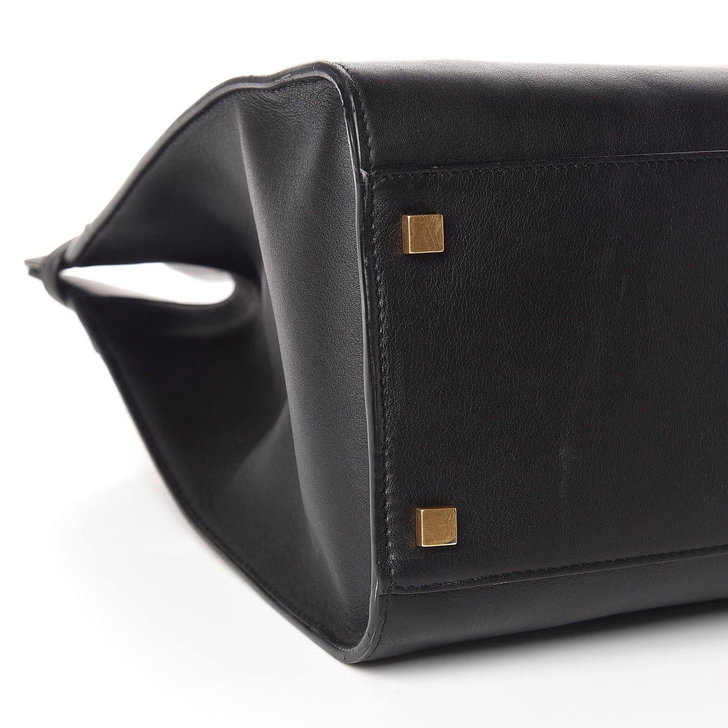 Calfskin Medium Manhattan Shopper Tote Black