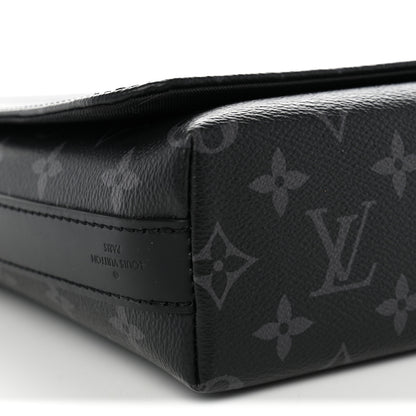 Louis Vuitton Monogram Eclipse District PM Black 8 of 9