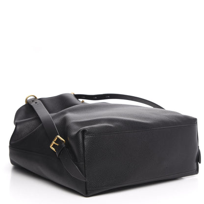 Gucci Calfskin Kingsnake Print Drawstring Backpack Black 3 of 9