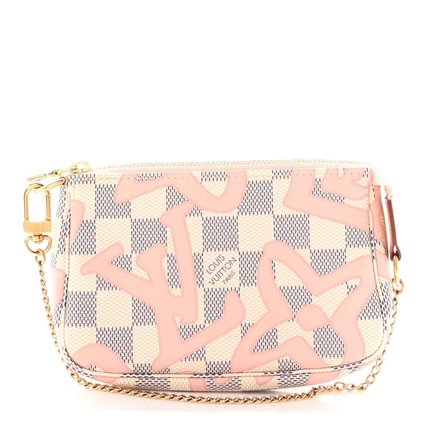 Louis Vuitton Damier Azur Tahitienne Mini Pochette Accessories 1 of 7