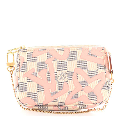 Louis Vuitton Damier Azur Tahitienne Mini Pochette Accessories 1 of 7