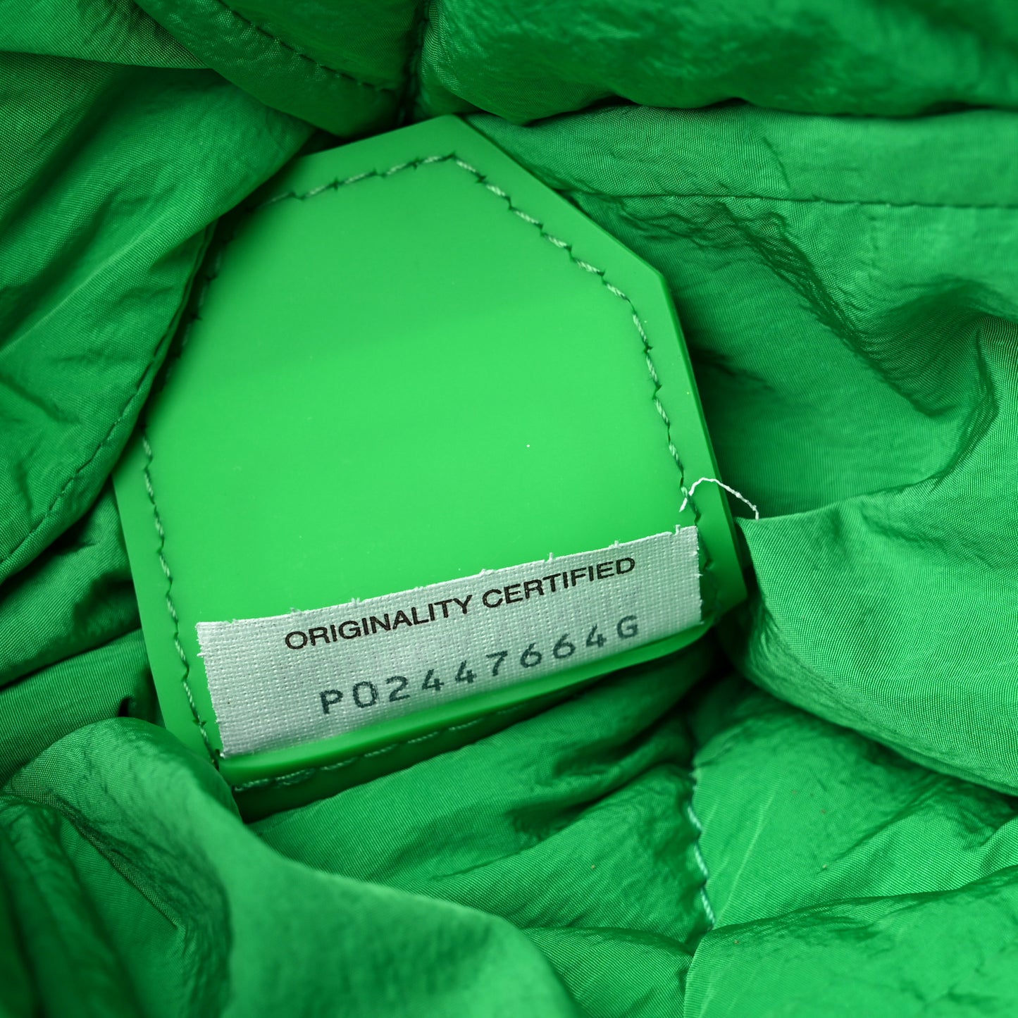 Nylon Intrecciato Padded Tech Cassette Bag Parakeet
