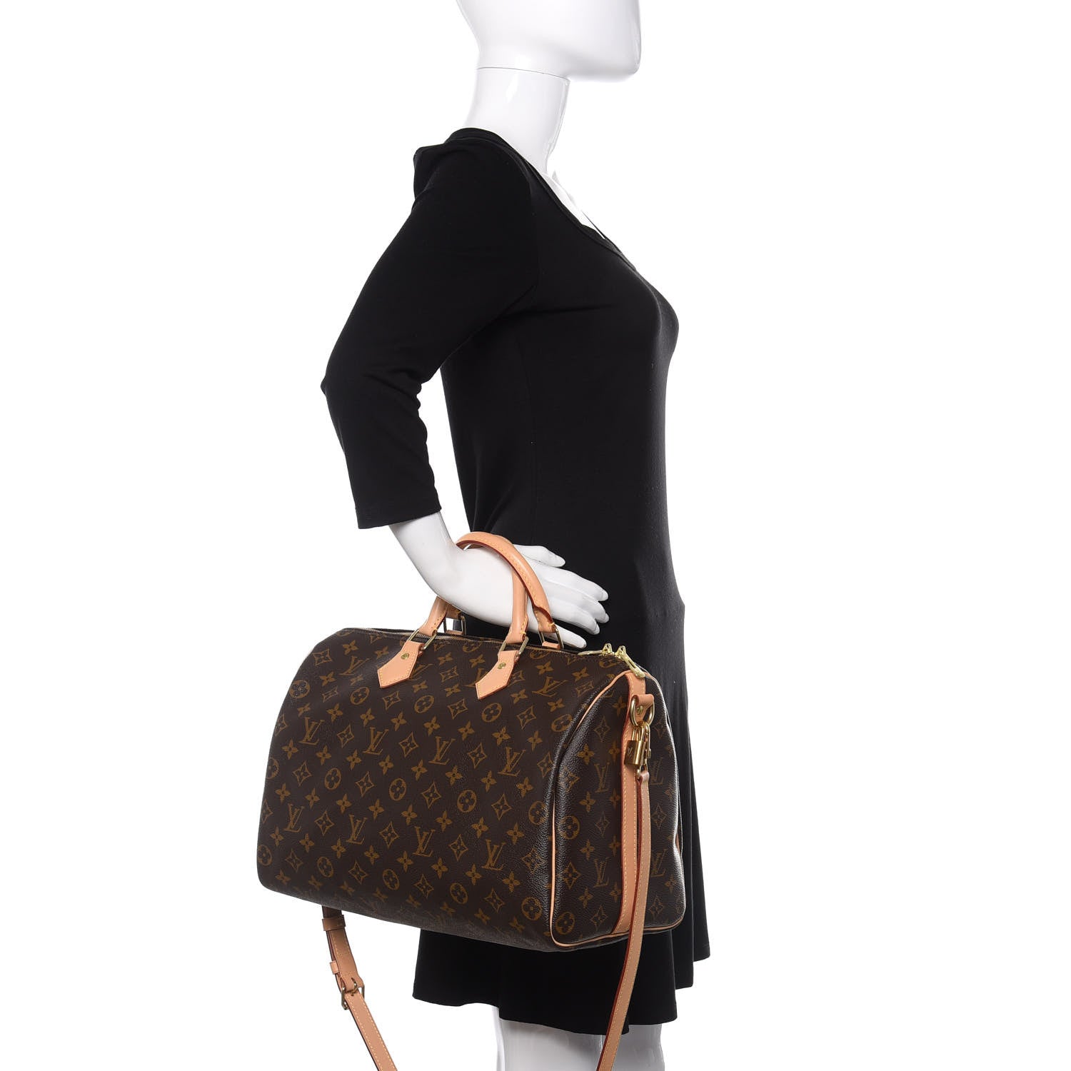 Louis Vuitton Monogram Speedy Bandouliere 35 3 of 11