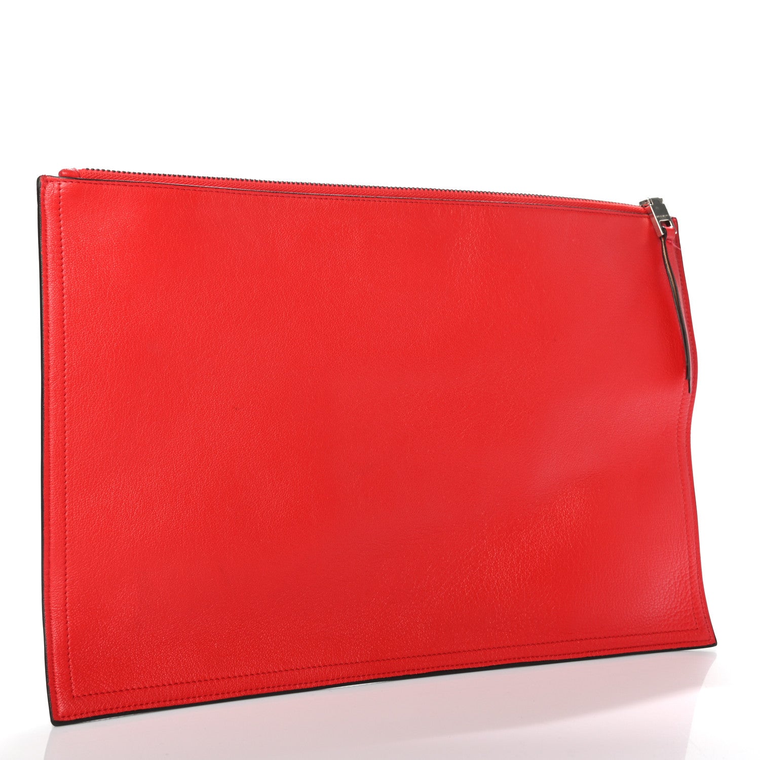 Givenchy Lambskin Large Emblem Pouch Red 3 of 8