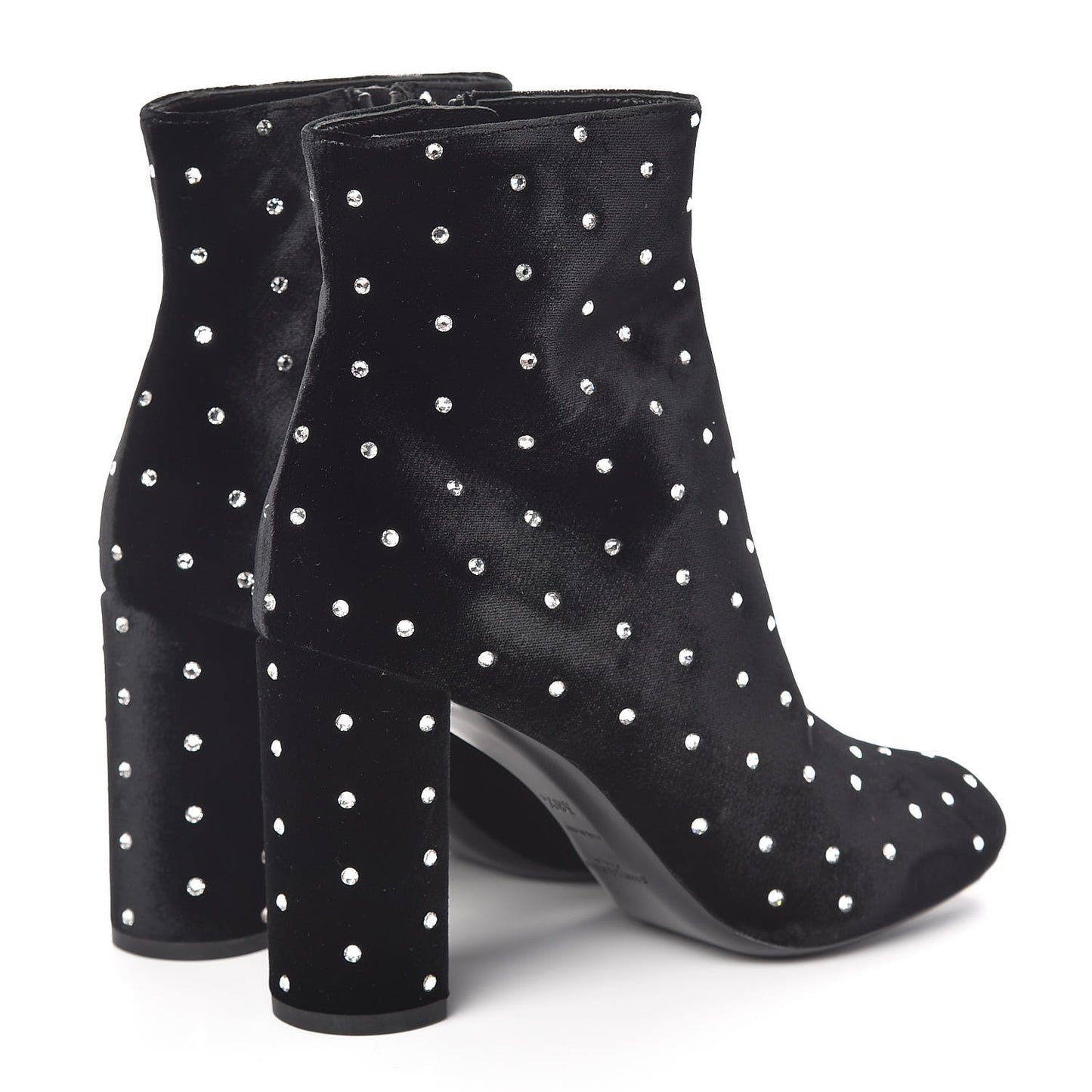 Velluto Master Crystal Loulou 95 Ankle Boots 38.5 Black