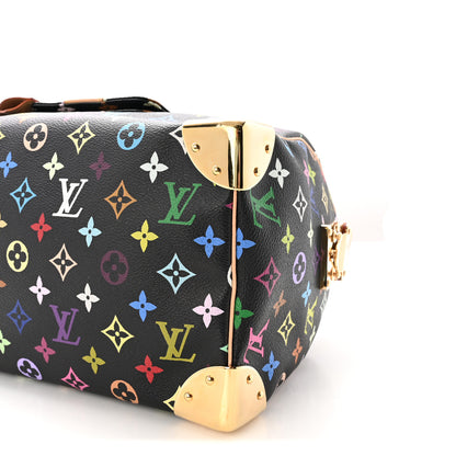 Louis Vuitton Monogram Multicolor Speedy 30 Black 9 of 9