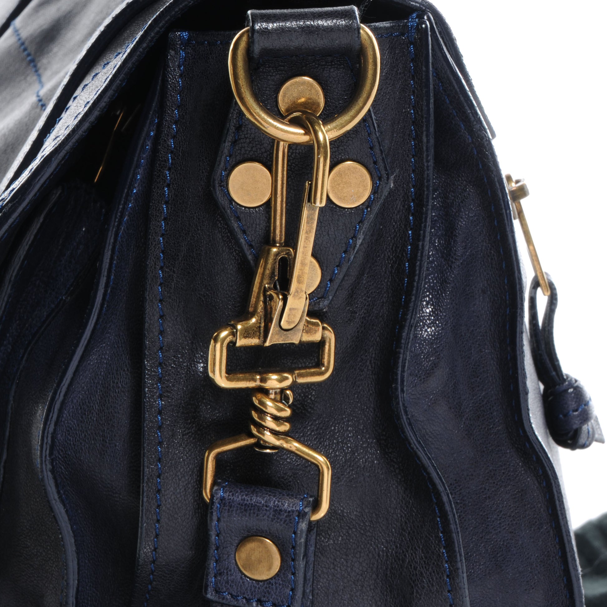 Proenza Schouler Lambskin PS1 Medium Satchel Midnight 11 of 13