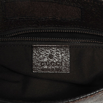 Gucci GG Monogram Messenger Crossbody Web Bag Brown 6 of 7