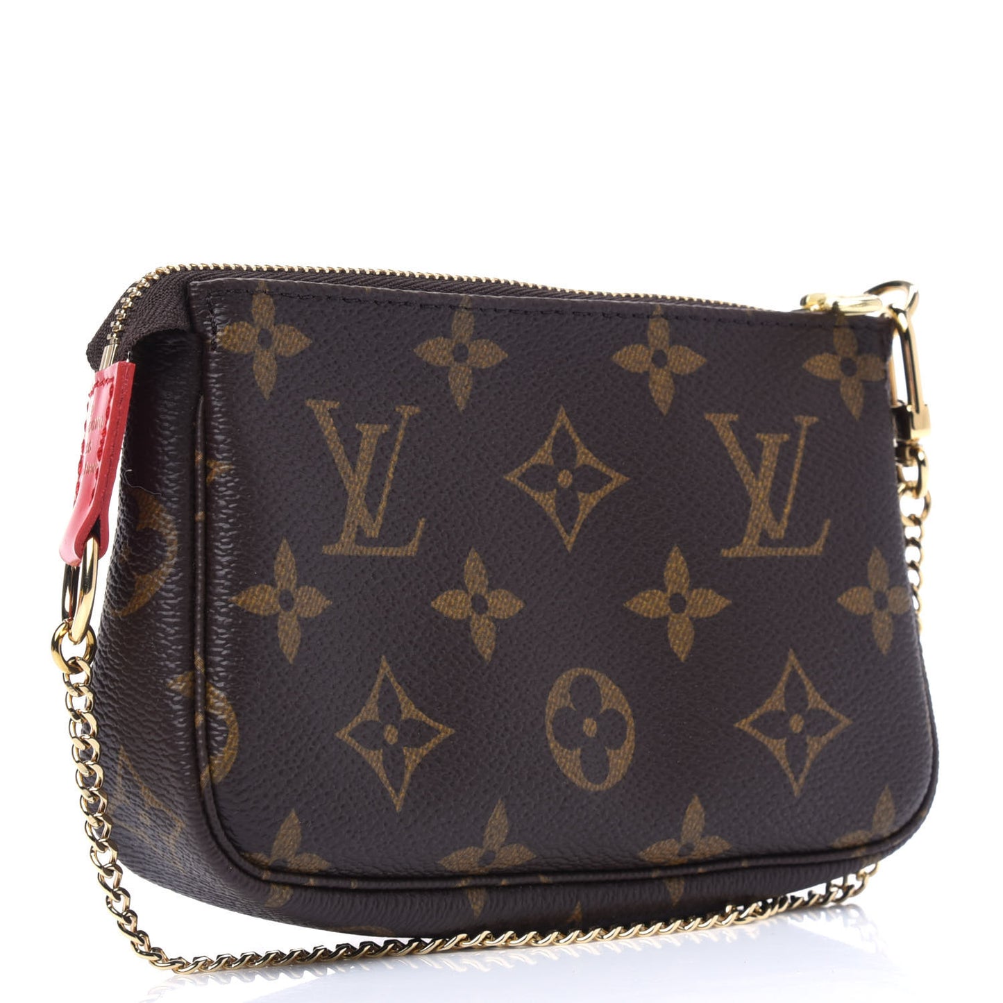 Monogram 2020 Christmas Animation Bumper Cars Mini Pochette Accessories Coquelicot