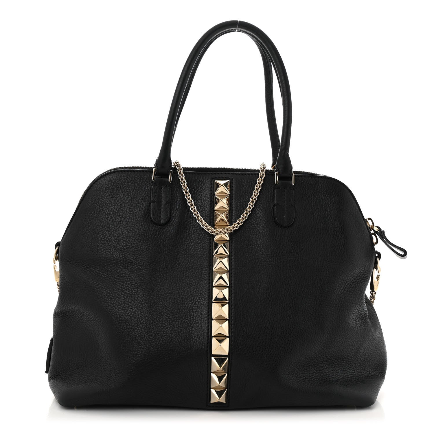 Valentino Garavani Grained Calfskin Va Va Voom Shoulder Bag Black 1 of 15
