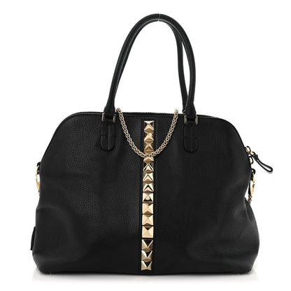 Valentino Garavani Grained Calfskin Va Va Voom Shoulder Bag Black 1 of 15