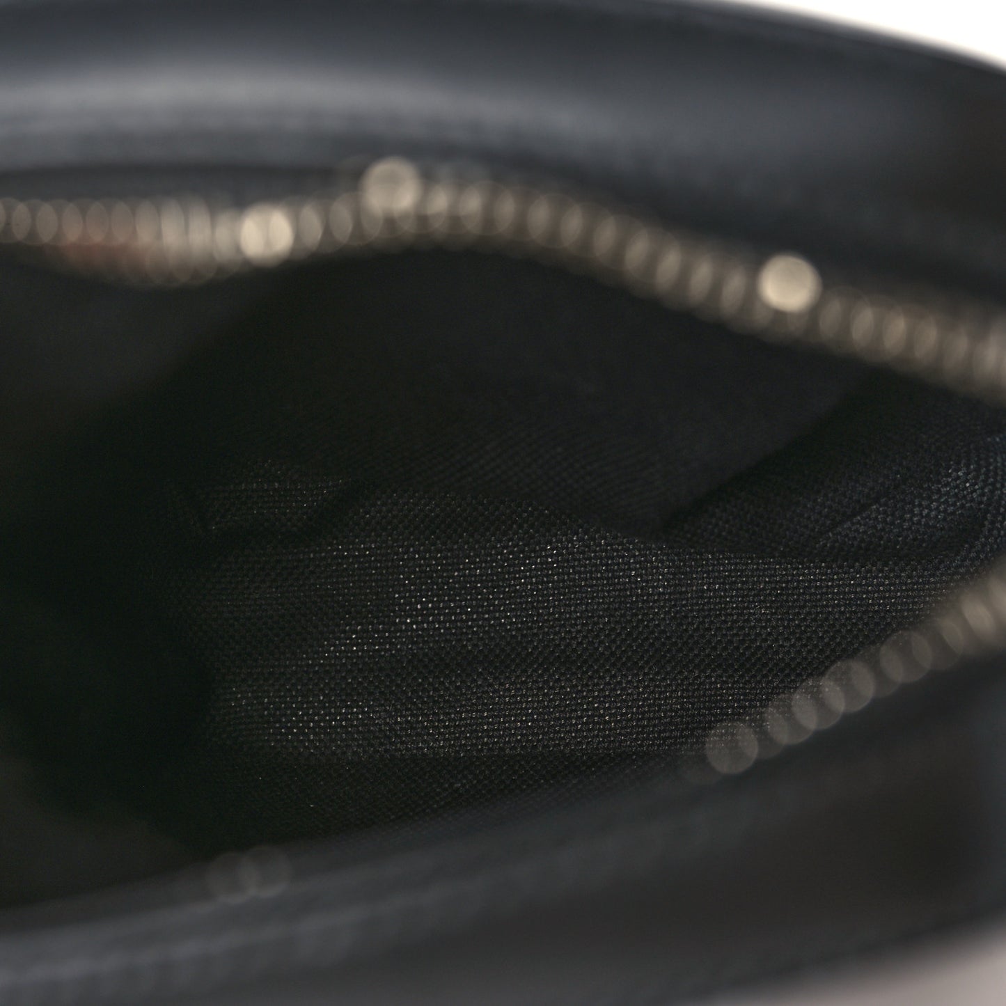 GG Supreme Monogram Appia Calfskin Web Small Camera Messenger Bag Black Grey