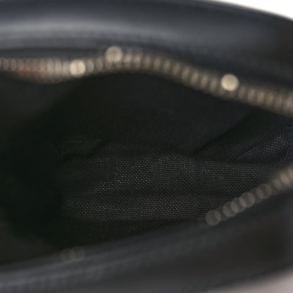 Gucci GG Supreme Monogram Appia Calfskin Web Small Camera Messenger Bag Black Grey 5 of 10
