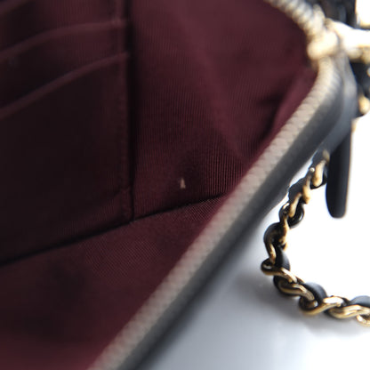 Chanel Lambskin Quilted Small Clutch With Chain Black 12 of 18