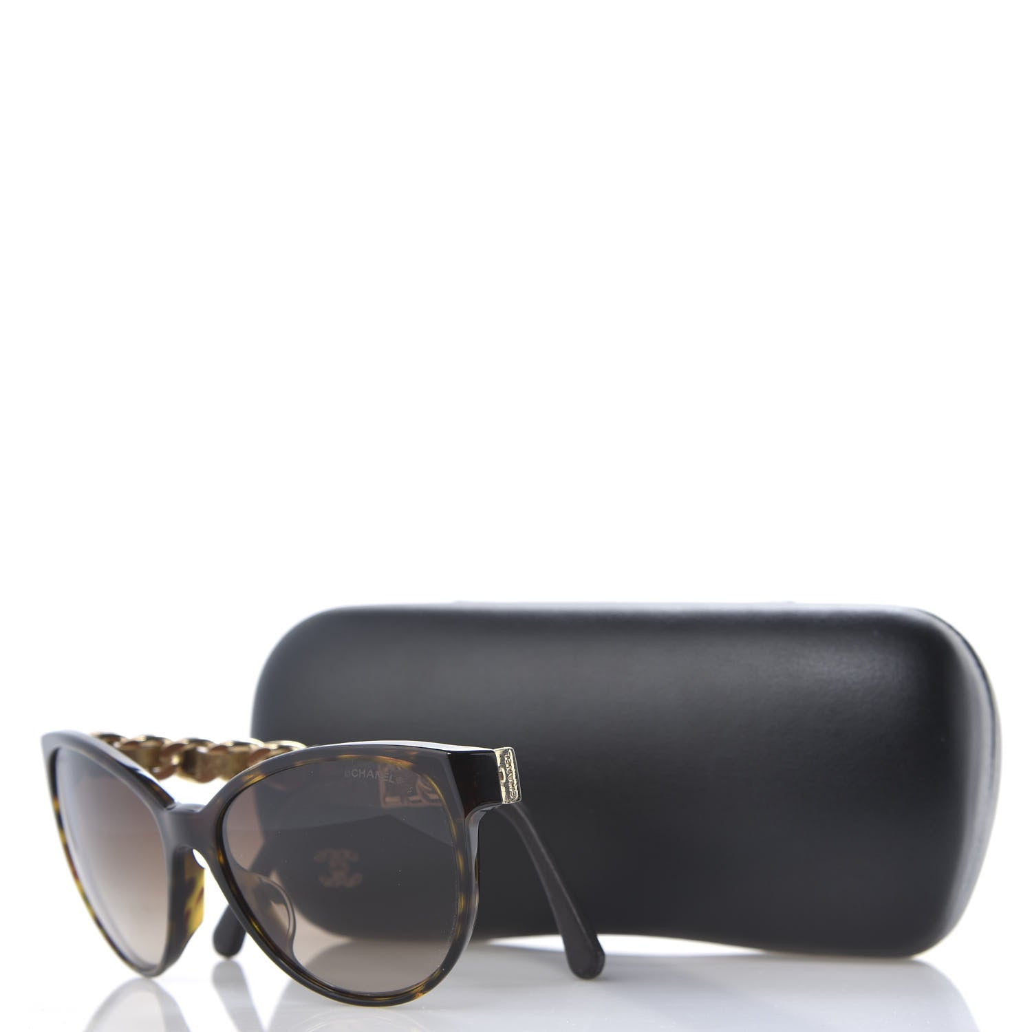 Chanel Acetate CC Chain Sunglasses 5215Q Tortoise 8 of 8
