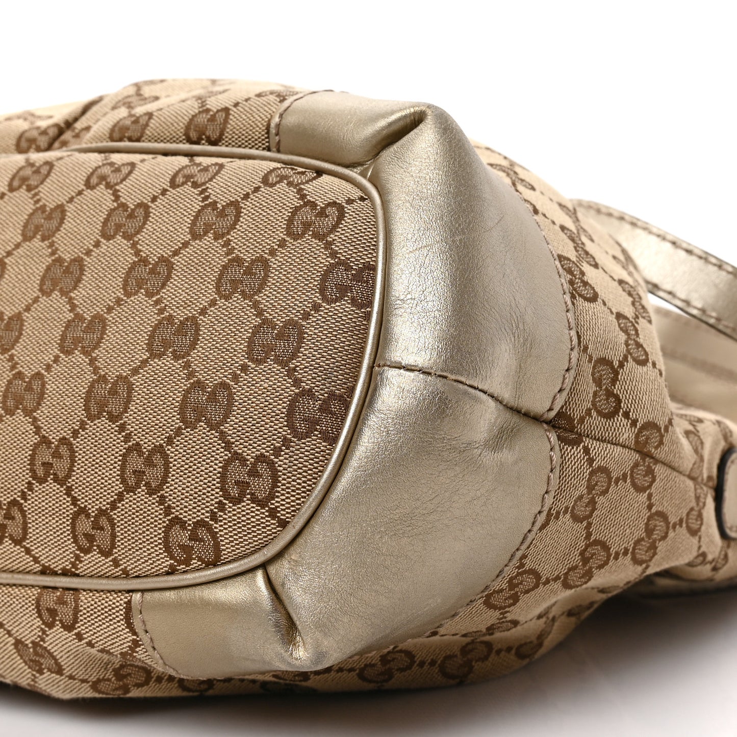 Monogram Medium Sukey Top Handle Bag Golden Beige