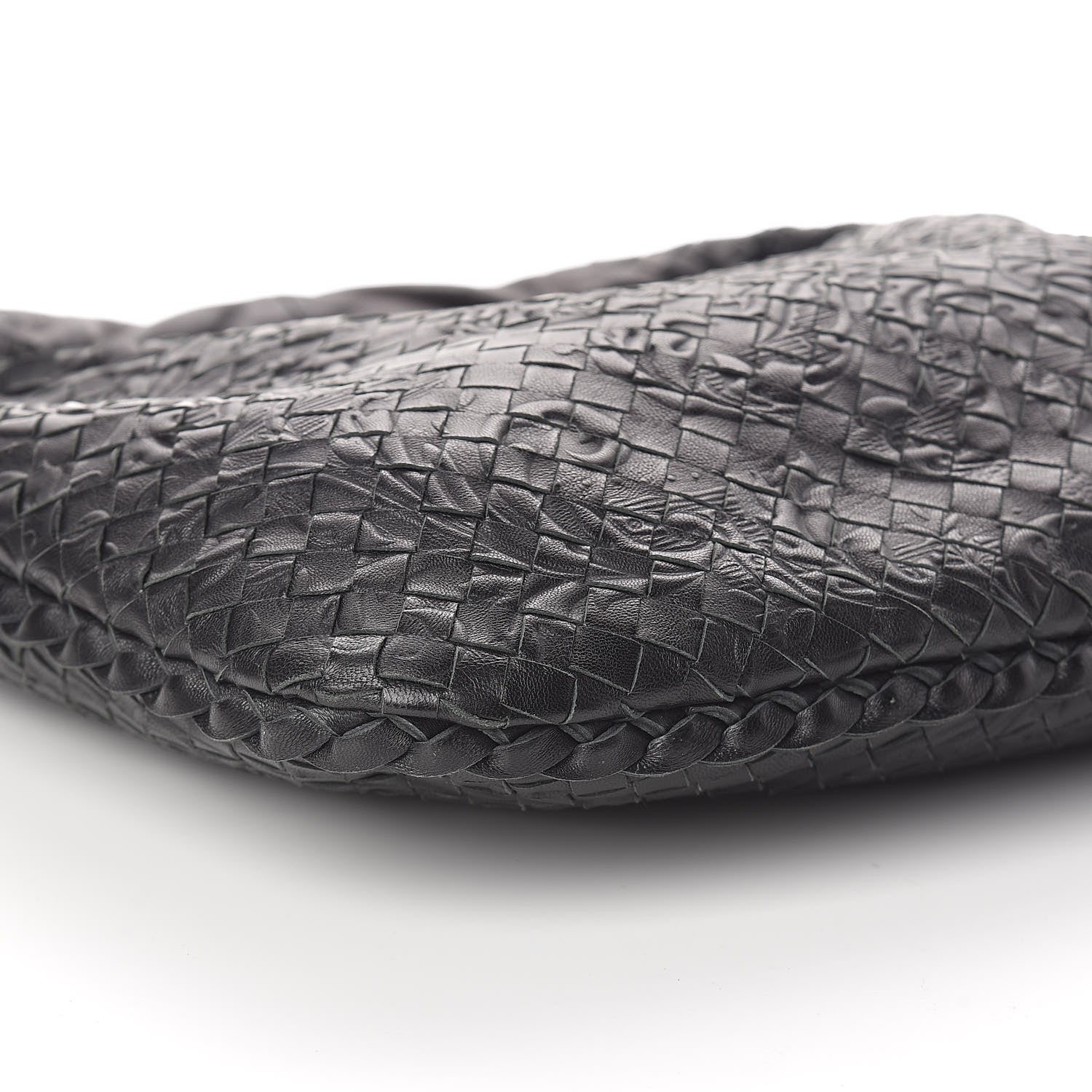 Bottega Veneta Nappa Intrecciato Embossed Medium Veneta Hobo Black 8 of 9