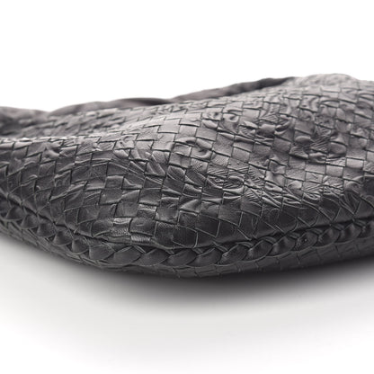 Bottega Veneta Nappa Intrecciato Embossed Medium Veneta Hobo Black 8 of 9
