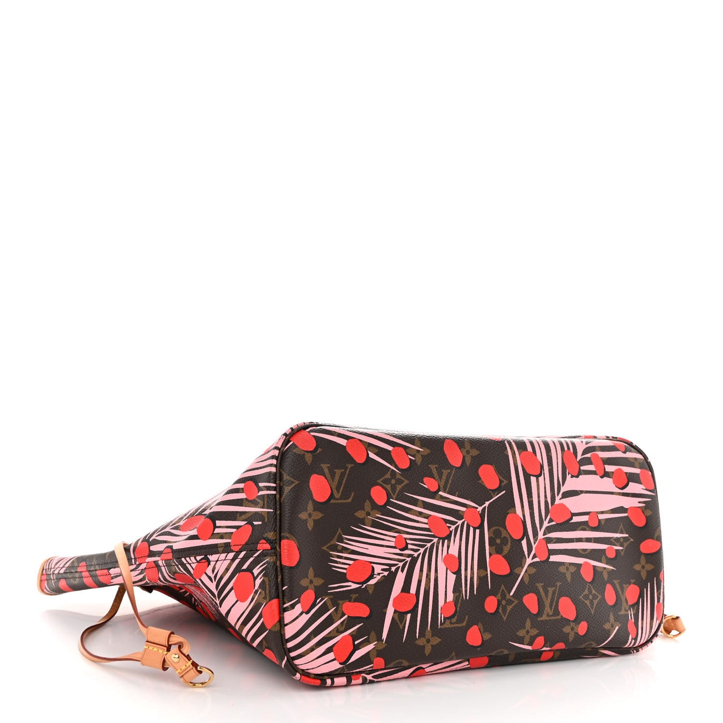 Monogram Jungle Dots Neo Neverfull MM Sugar Pink Poppy