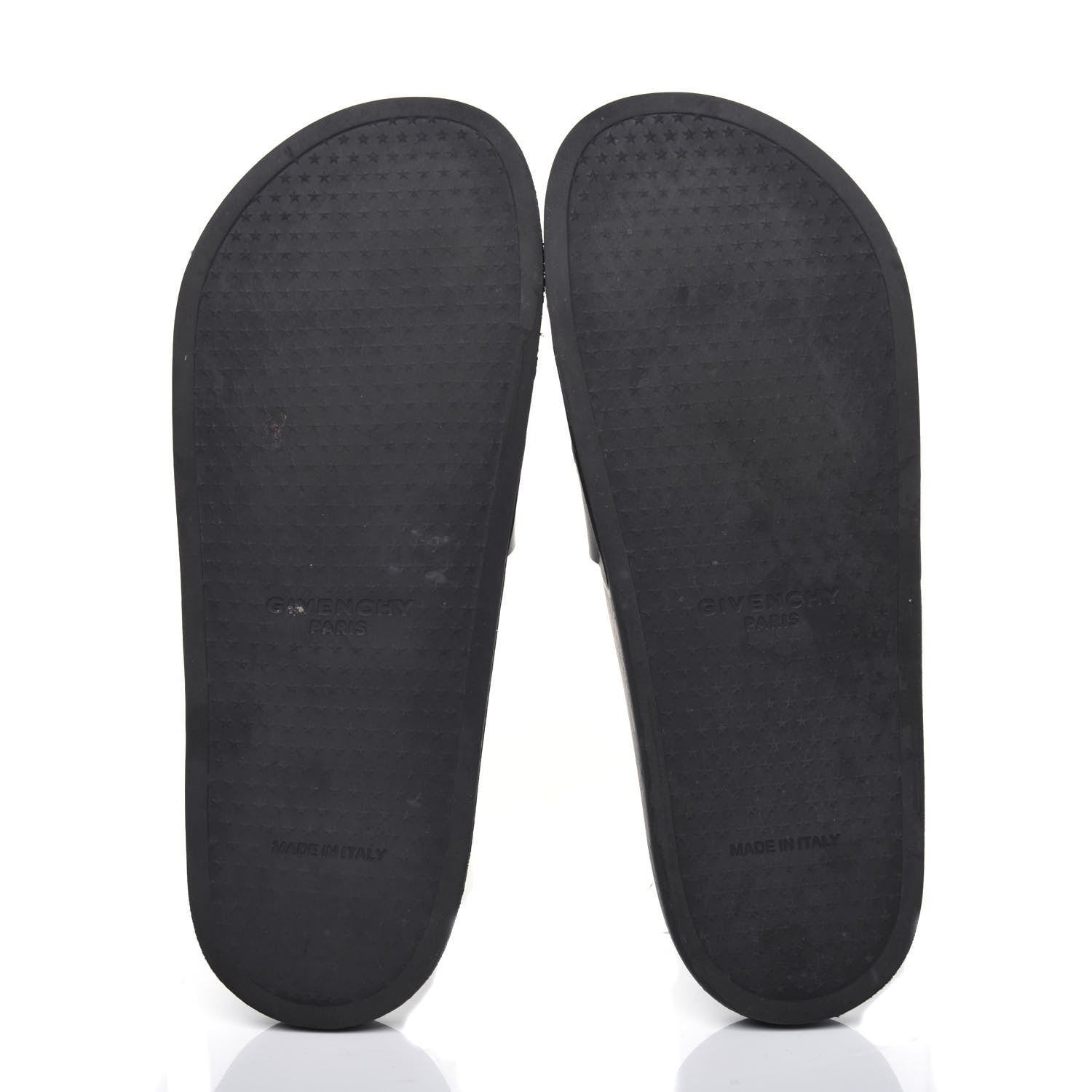 Givenchy Rubber Logo Pool Slide Sandals 41 Black 5 of 9