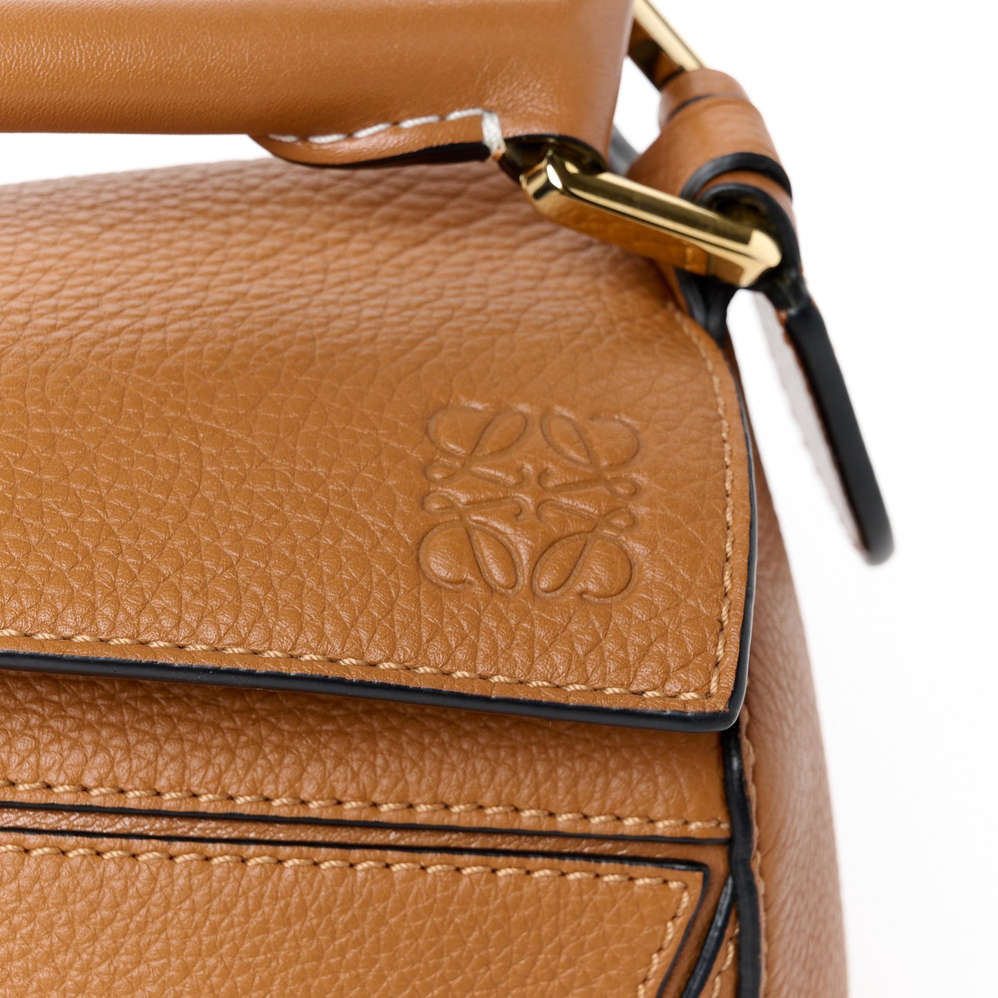 Calfskin Small Puzzle Bag Tan