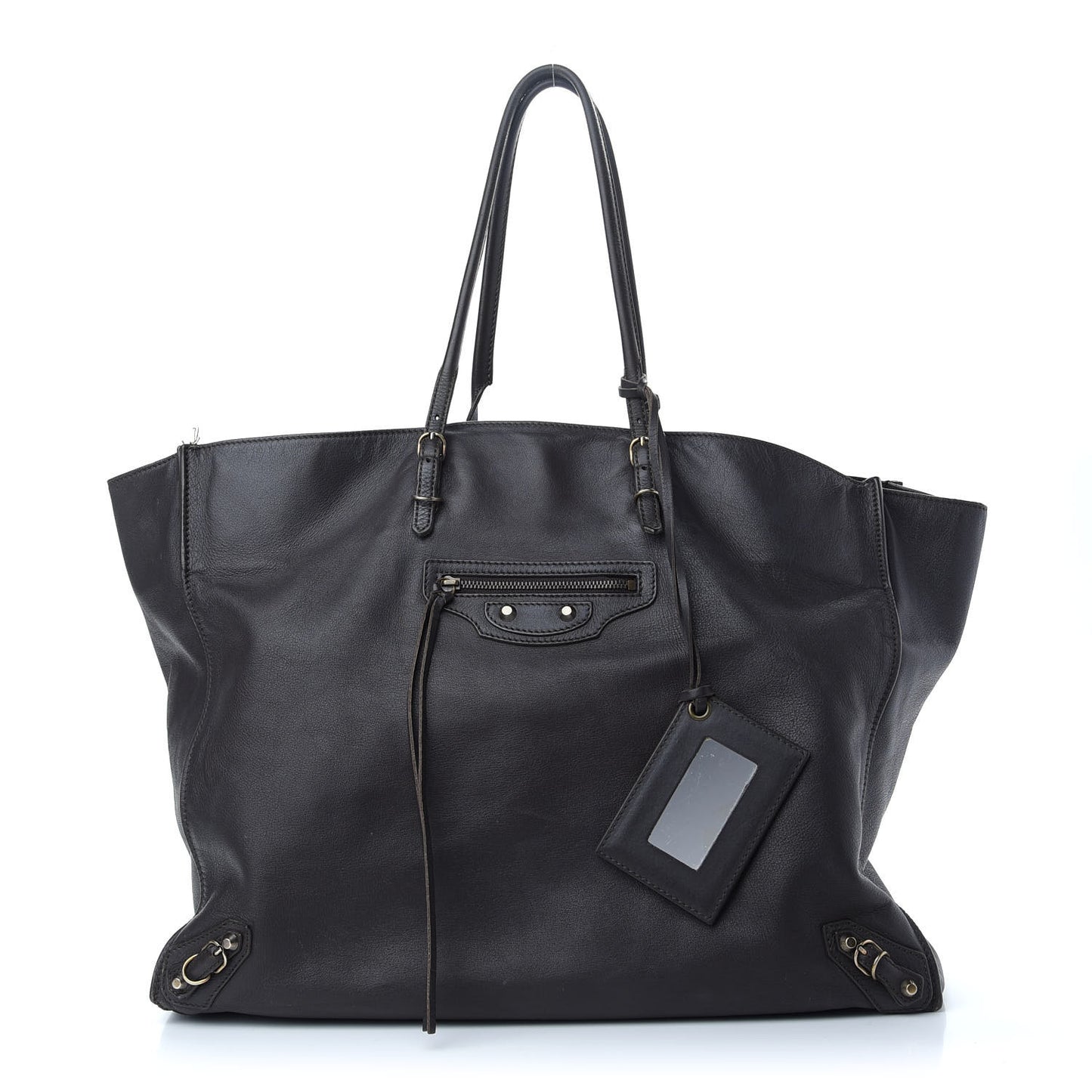 Veau Papier A4 Tote Coffee