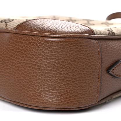 Gucci Monogram Mini Bree Messenger Bag Beige Tabacco 9 of 10