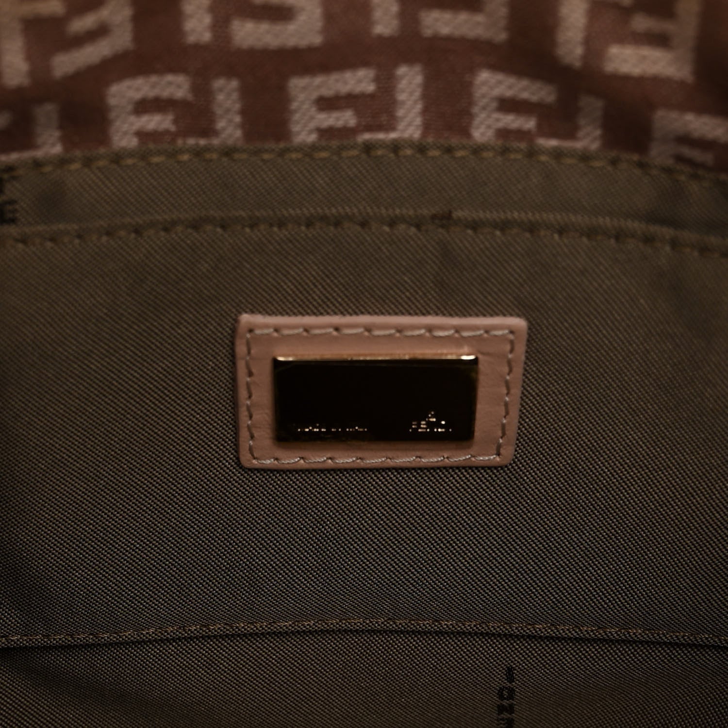 Fendi Zucchino Vitello Tube Bag Cipria Teint Cipria 6 of 10