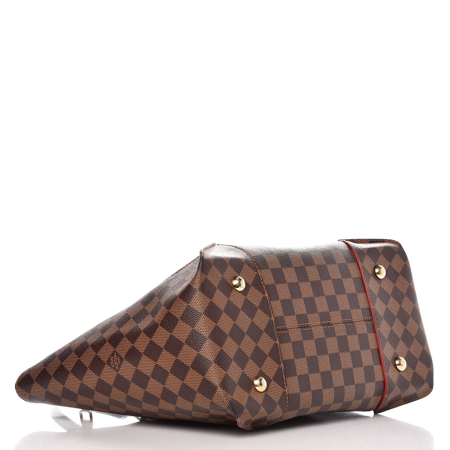 Louis Vuitton Damier Ebene Caissa Tote MM Cherry 4 of 13