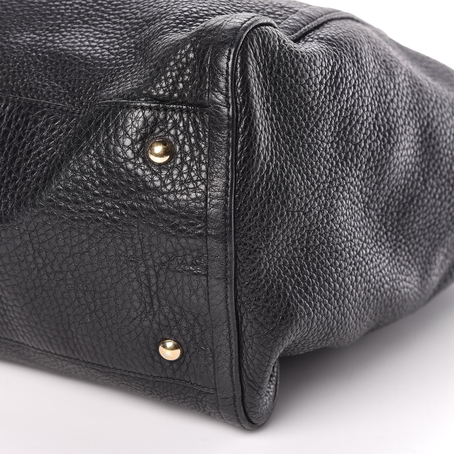 Gucci Pebbled Calfskin Large Soho Shoulder Bag Black 6 of 19