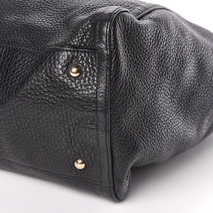 Gucci Pebbled Calfskin Large Soho Shoulder Bag Black 6 of 19