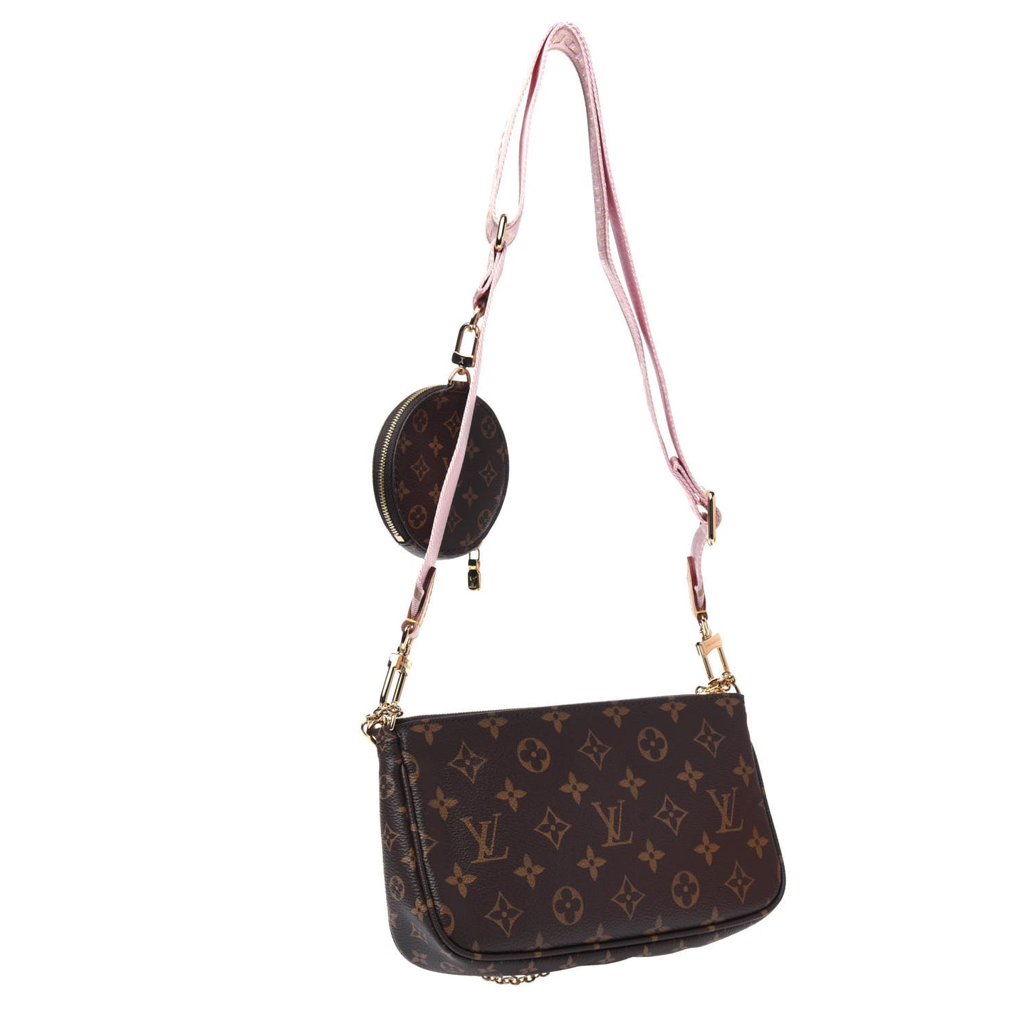 Monogram Multi Pochette Accessories Rose Clair