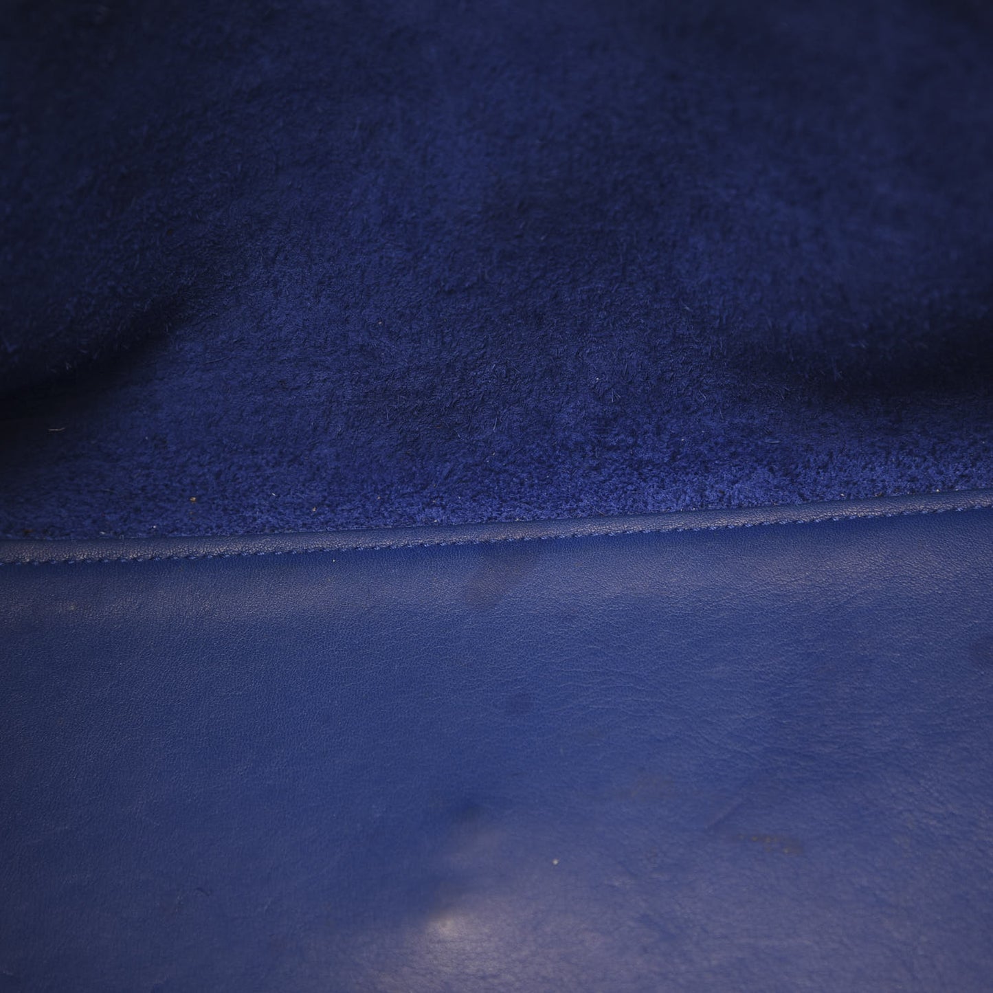 Calfskin Small Classic Y Cabas Royal Blue