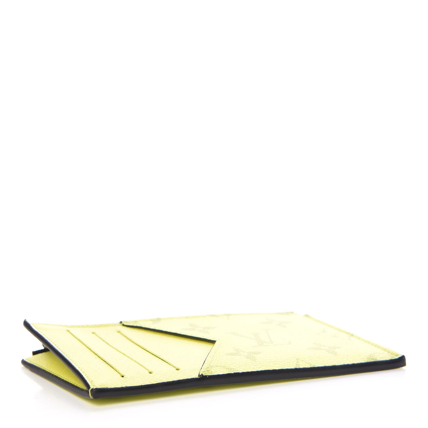 Monogram Taiga Coin Card Holder Yellow