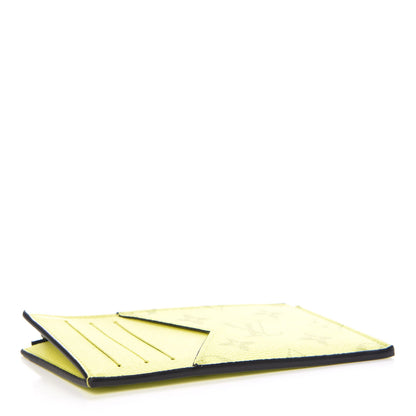 Louis Vuitton Monogram Taiga Coin Card Holder Yellow 4 of 7