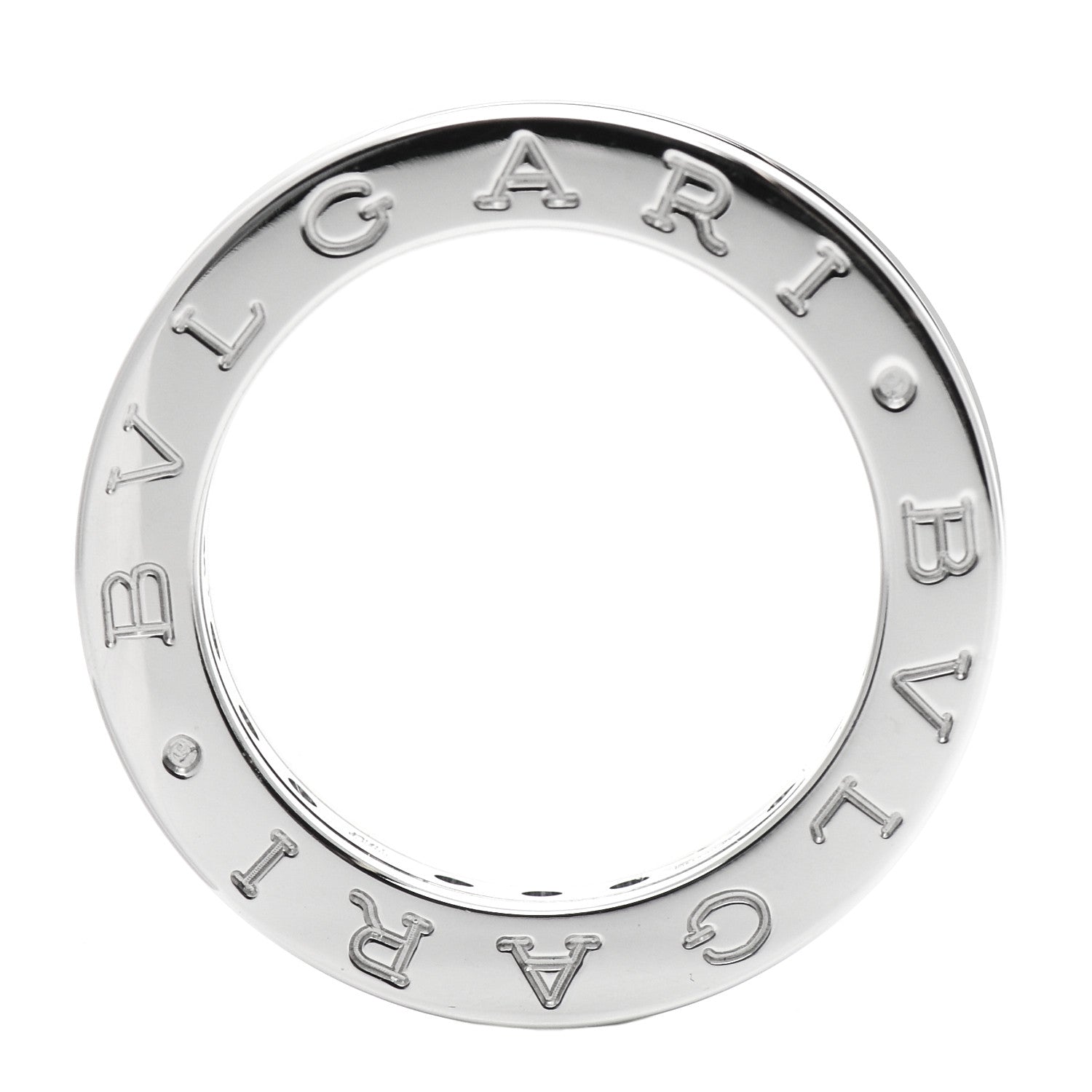 Bulgari 18K White Gold Blue Topaz B.Zero1 One-Band Ring 50 5.25 3 of 6