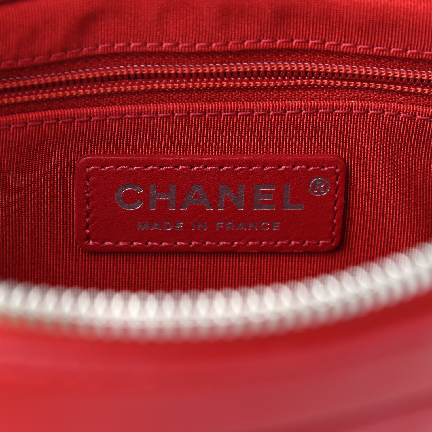 Chanel Lambskin Chevron Quilted Small Promenade Camera Dark Red 8 of 9