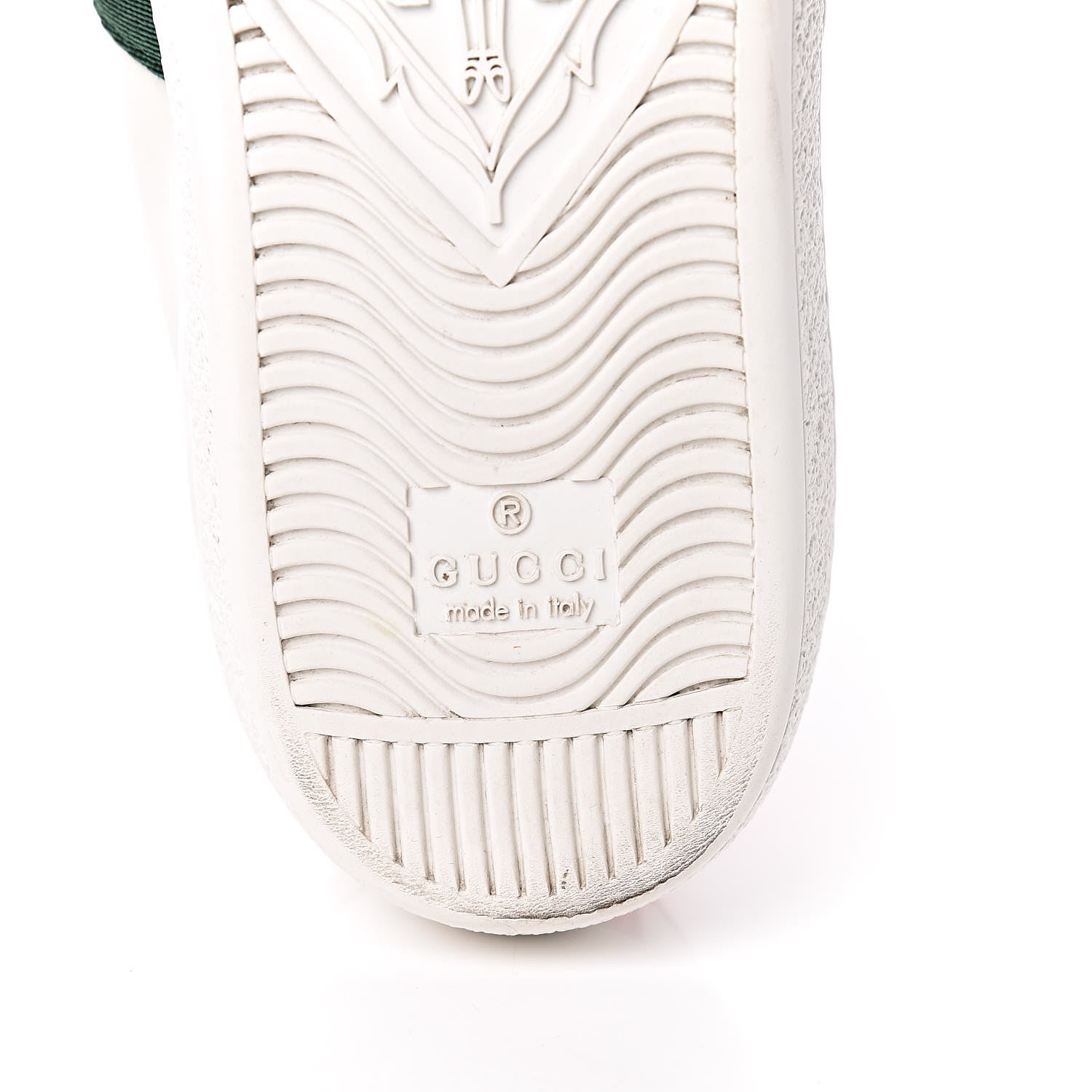 Gucci Calfskin Web Heart Embroidered Womens Ace Sneakers 37 White 10 of 10