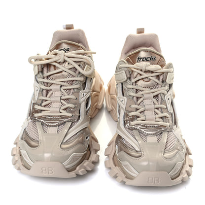 Balenciaga Rubber Mesh Bi-Color Womens Track.2 Open Sneakers 39 Nude 6 of 6