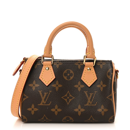 Louis Vuitton Monogram Nano Speedy Bandouliere 1 of 9