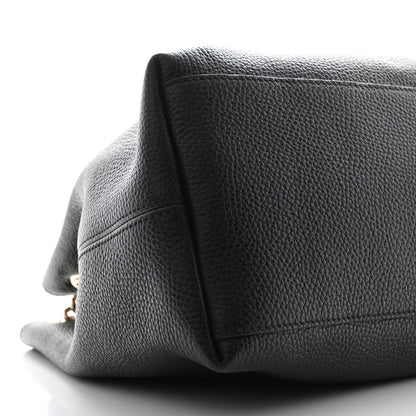 Gucci Pebbled Calfskin Medium Soho Chain Shoulder Bag Black 9 of 10