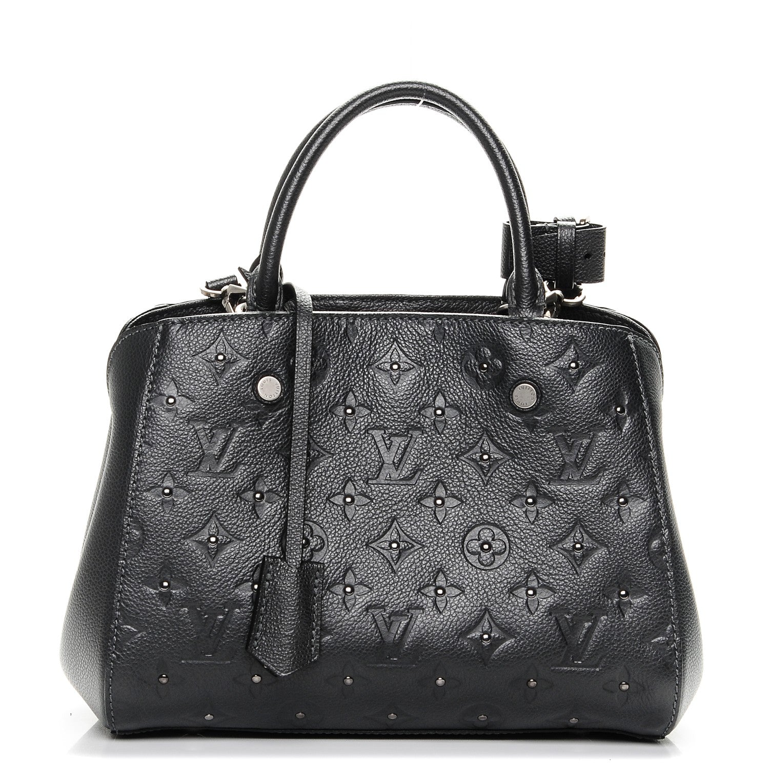 Louis Vuitton Empreinte Studded Montaigne BB Platine 1 of 11