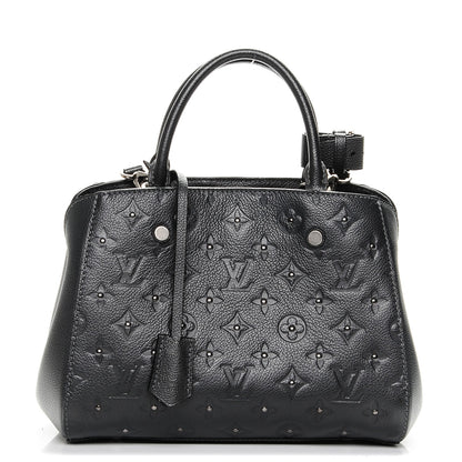 Louis Vuitton Empreinte Studded Montaigne BB Platine 1 of 11