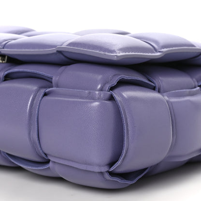 Bottega Veneta Lambskin Maxi Intreccio Padded Chain Cassette Crossbody Bag Lavender 8 of 8