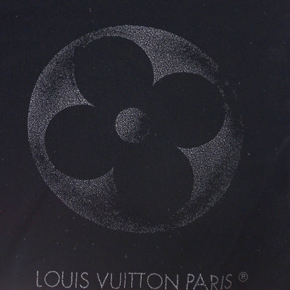 Louis Vuitton Monogram Velours Silk Mousseline Long Scarf Black 1 of 6