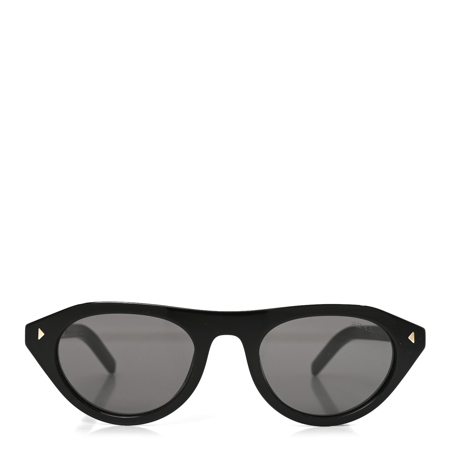 Acetate Iconic Metal Plaque Sunglasses SPR B15 Black